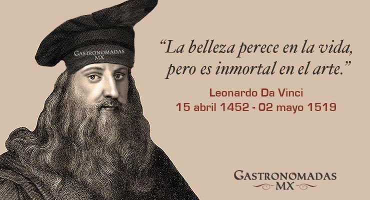 Leonardo da Vinci, un genio en la cocina.