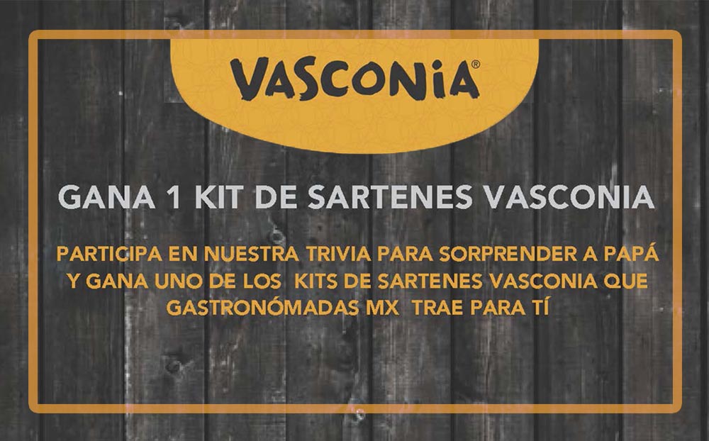Participa y gana un kit de sartenes Vasconia