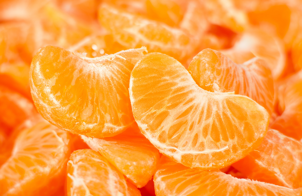 Mandarina, platillos de temporada