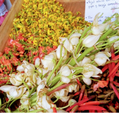 Las flores un sabor único en Oaxaca