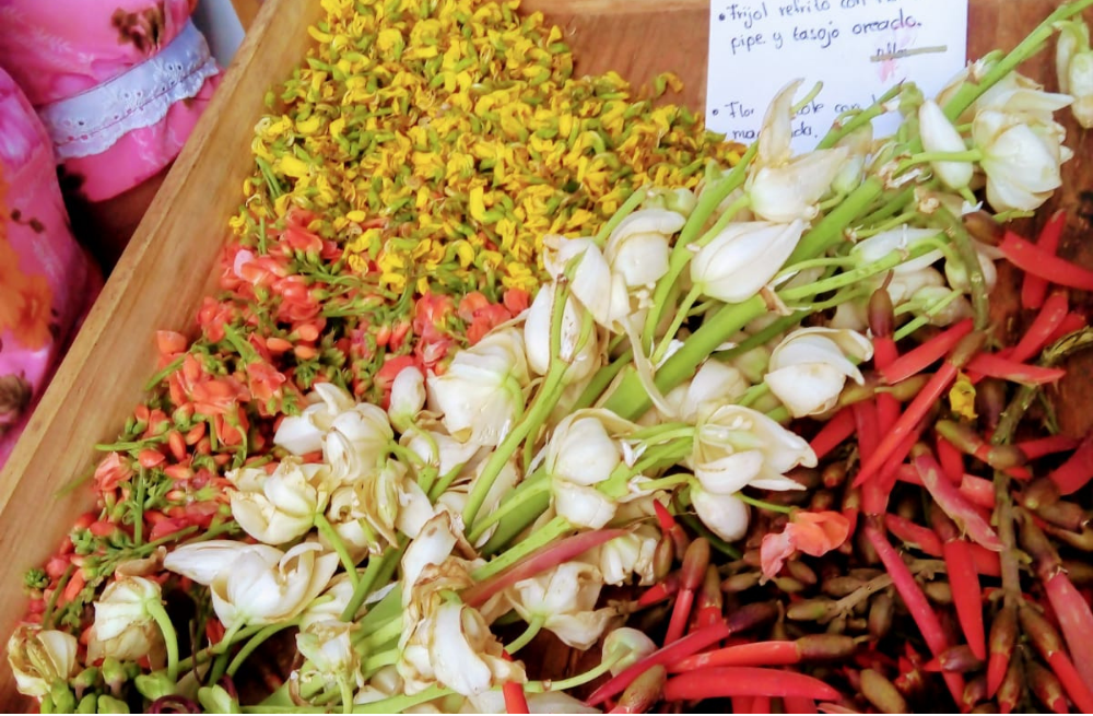 Las flores un sabor único en Oaxaca