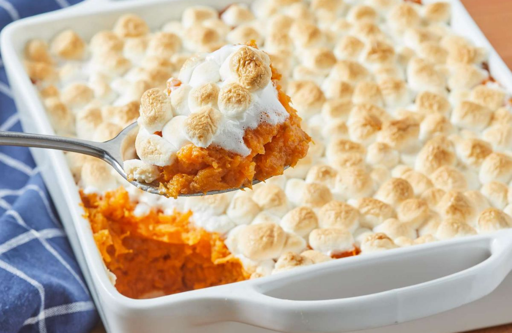 puré de camote de thanksgiving