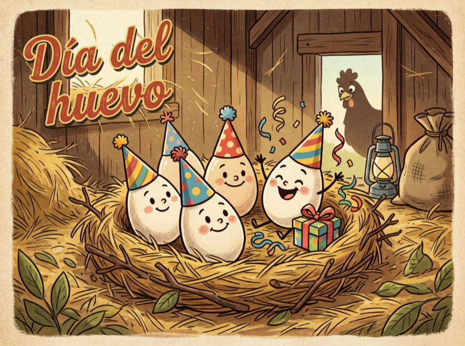 ¡Huevos! su día más especial