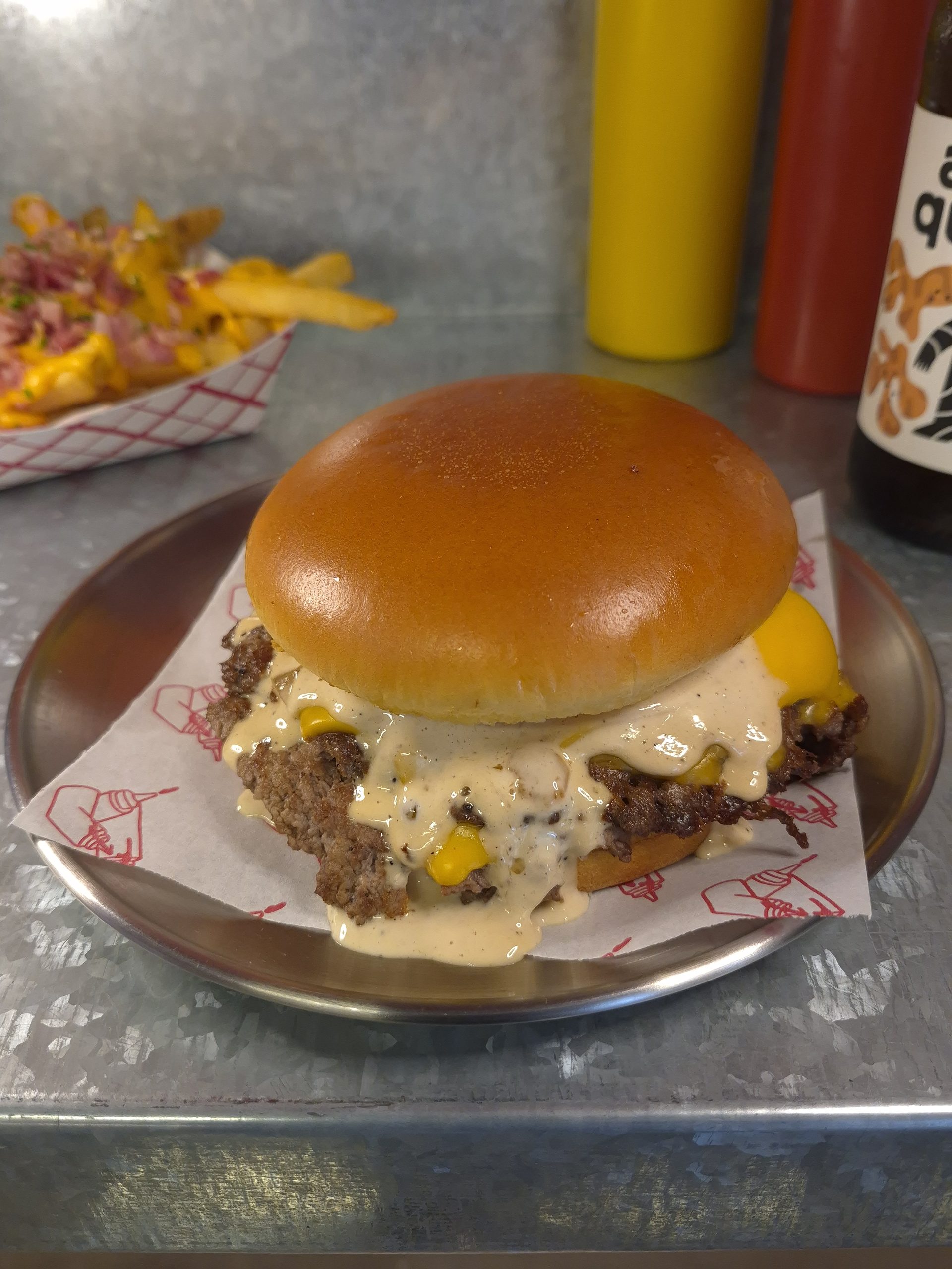 Chilli trill burger Burger Gang